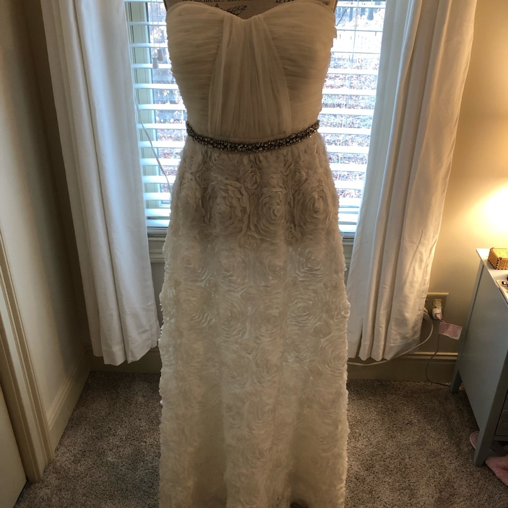 Simple yet elegant wedding gown